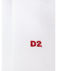 DSQUARED2 D2 Embroidered Pocket Square