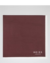 Reiss Icarus Piped Silk Pocket Square