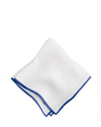 J.Crew Tipped Italian Linen Pocket Square