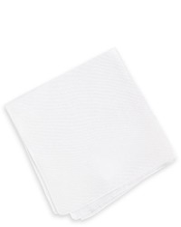 Hugo Boss Pocket Square Silk Solid White