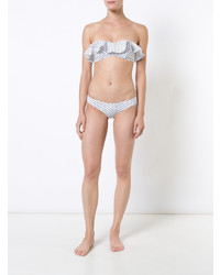 Lisa Marie Fernandez Polka Dot Frill Bikini