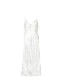 White Polka Dot Cami Dress