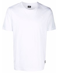 Fendi Logo Embroidered Polka Dot T Shirt
