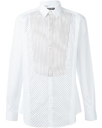 Dolce & Gabbana Striped Bib Shirt