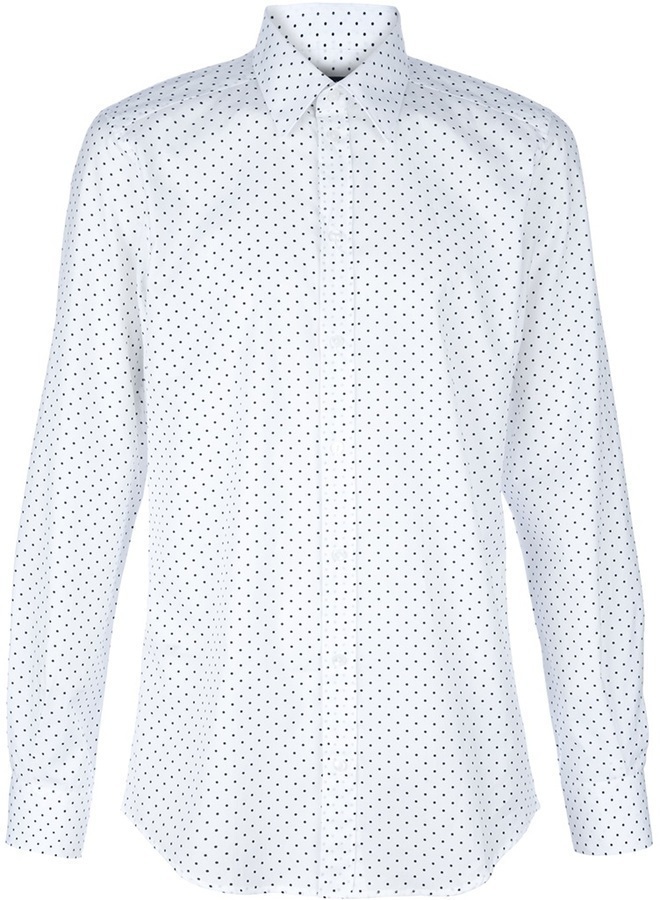 Dolce & Gabbana Polka Dot Shirt, $321 | farfetch.com | Lookastic