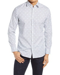 Selected Homme Marvin Slim Fit Dot Button Up Shirt