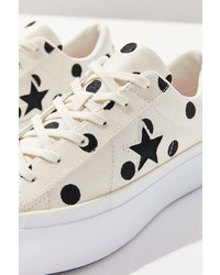 Converse One Star Polka Dot Platform Sneaker