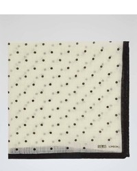 Reiss Hampton Dotted Woven Pocket Square
