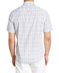Nordstrom Shop Regular Fit Graphic Dot Sport Shirt