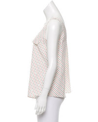 Boy By Band Of Outsiders Boy By Band Of Outsiders Polka Dot Sleeveless Top