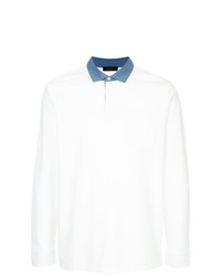 D'urban Contrast Collar Longsleeved Polo Shirt