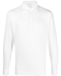 Massimo Alba Fine Knit Long Sleeved Polo Shirt