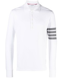 Thom Browne Hector 4 Bar Long Sleeve Polo Shirt