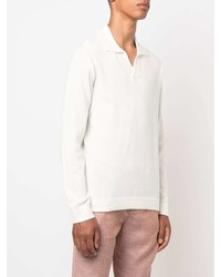 Frescobol Carioca Knitted Long Sleeve Polo Shirt