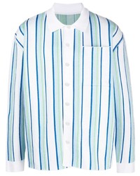 Jacquemus La Chemise Maille Long Sleeve Polo Shirt