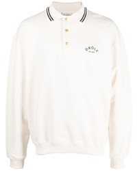 Drôle De Monsieur Logo Embroidered Cotton Polo Shirt