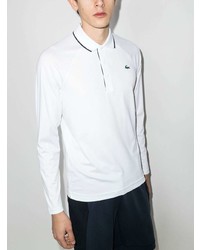 Lacoste Logo Embroidered Mock Neck T Shirt