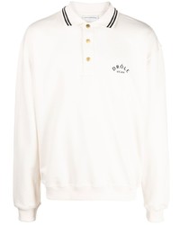 Drôle De Monsieur Logo Embroidered Tipped Polo Shirt