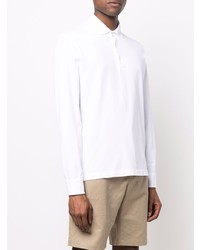 Drumohr Long Sleeve Cotton Polo Shirt