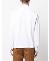 Zanone Long Sleeve Cotton Polo Shirt