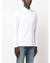 Brunello Cucinelli Long Sleeve Cotton Polo Shirt