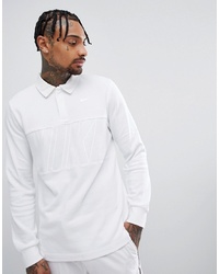 Nike SB Long Sleeve Polo Shirt In White 885847 100