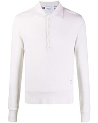 Thom Browne Long Sleeved Cashmere Polo Shirt