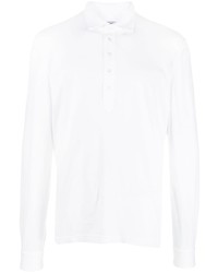 Fedeli Long Sleeved Cotton Polo Shirt