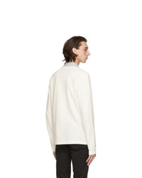 Lacoste Off White Heritage Long Sleeve Polo