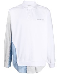 Feng Chen Wang Panelled Long Sleeved Polo Shirt