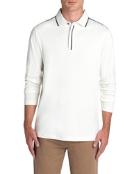 Bugatchi Pima Cotton Long Sleeve Polo Shirt