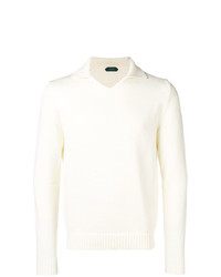 Zanone Polo Style Knitted Sweater