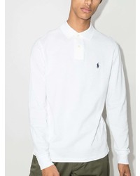 Polo Ralph Lauren Prl Chst Lg Ls Polo Wht