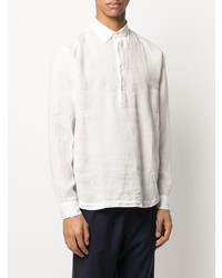 Barena Regular Fit Linen Polo Shirt