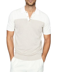 Reiss Alessano Slim Fit Colorblock Short Sleeve Polo