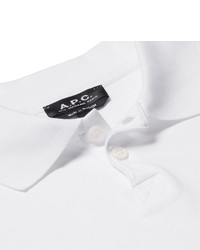 A.P.C. Andy Slim Fit Stretch Cotton Piqu Polo Shirt