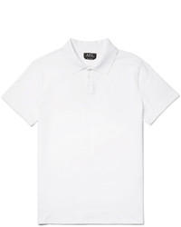 A.P.C. Andy Slim Fit Stretch Cotton Piqu Polo Shirt