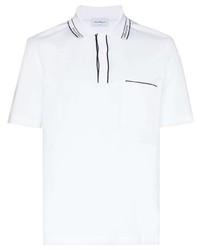 Salvatore Ferragamo Branded Collar Polo Shirt