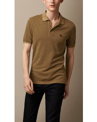 burberry polo shirt brown