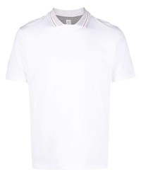 Eleventy Buttonless Cotton Polo Shirt