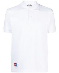 Comme Des Garcons Play Comme Des Garons Play Play Logo Patch Polo Shirt