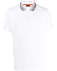 Missoni Contrast Collar Cotton Polo Shirt