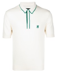 Amiri Contrast Piping Knitted Polo Shirt