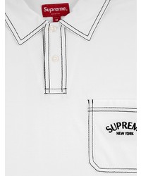 Supreme Contrast Stich Polo Shirt