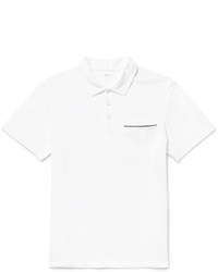 Club Monaco Contrast Tipped Stretch Cotton Piqu Polo Shirt