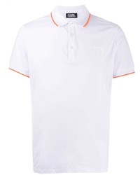 Karl Lagerfeld Contrast Trimmed Polo Shirt