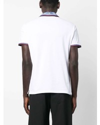 Just Cavalli Contrasting Border Cotton Polo Shirt
