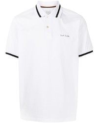 Paul Smith Contrasting Trim Cotton Polo Shirt