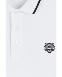Kenzo Cotton Polo Shirt With Contrast Trim