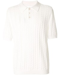 Maison Margiela Crochet Short Sleeved Polo Shirt